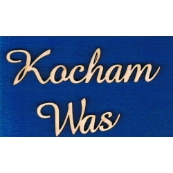 Kocham Was  h-2cm / cz;amaze